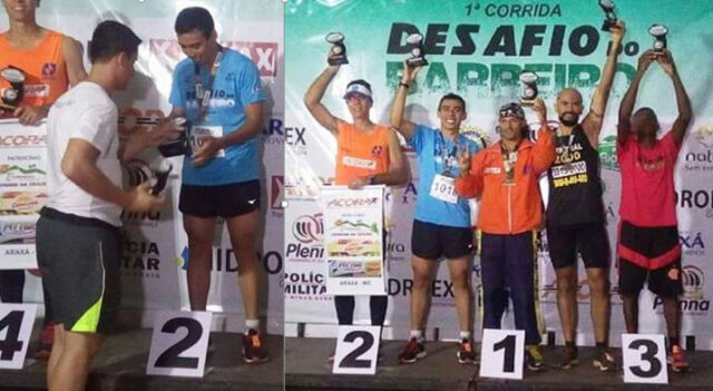 Atletas catalanos participaram da 1º Corrida Desafio do Barreiro em Araxá (MG)