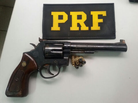 Homem é preso portando arma de fogo na BR 050