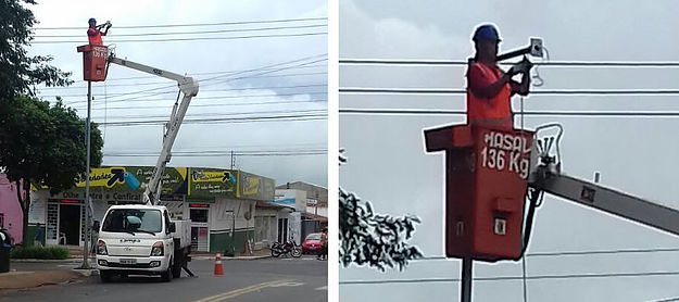 Empresa começa a retirar as câmeras de segurança instalada nos principais pontos da cidade
