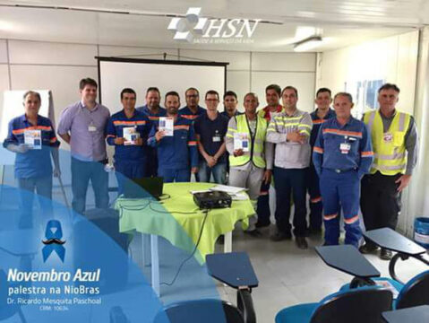 Campanha Novembro Azul na NioBras (Anglo American)