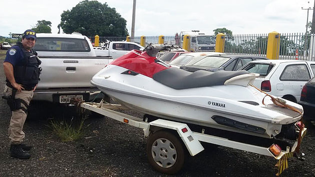 PRF recupera reboque e Jet Ski furtado antes mesmo do proprietário tomar conhecimento do furto