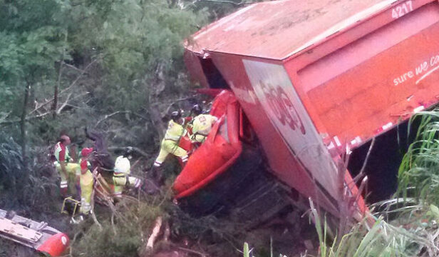 Acidente com morte durante chuva intensa na BR 050
