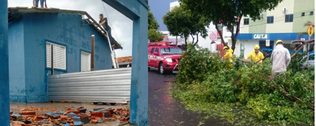 Chuva forte causa prejuízos a moradores de Catalão