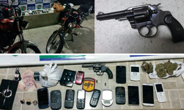 Polícia Militar prende dois suspeitos de assaltar comércios em Catalão