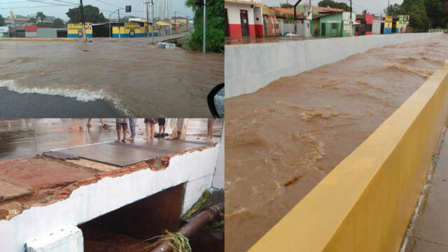 Temporal causa alagamentos em vários pontos de Catalão