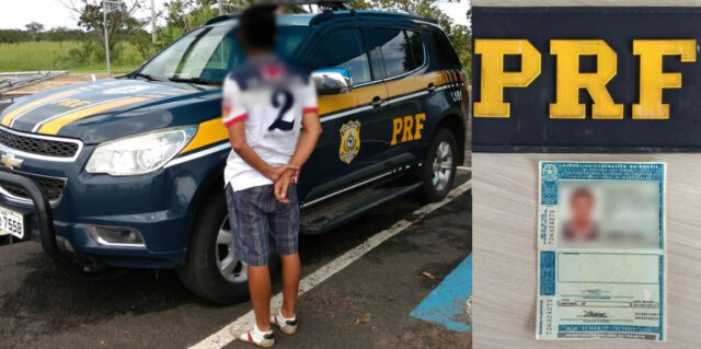 HOMEM É PRESO CONDUZINDO VEÍCULO COM CNH FALSIFICADA.