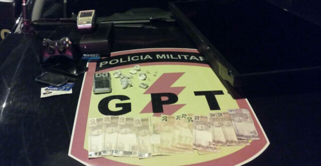 Policia Militar prende suspeito por tráfico de drogas