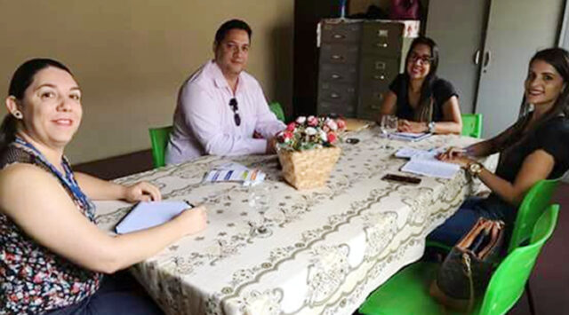 OUVIDOR - PRIMEIRA DAMA VIVIAN FELÍCIO RECEBE VISITA DA DIRETORIA DO SENAC