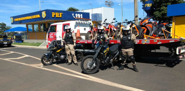 PRF EM PARCEIRA COM A PM REALIZA OPERAÇÃO DUAS RODAS NO PERÍMETRO URBANO DA BR 050