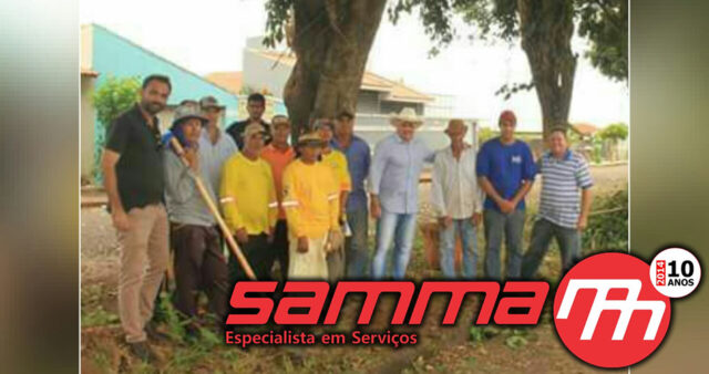 Empresa Samma realiza trabalho de limpeza na cidade de Goiatuba/GO