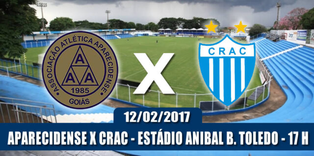 DEPOIS DE 4 JOGOS CRAC TENTA DOMINGO PRIMEIRA VITÓRIA NO GOIANÃO 2017!