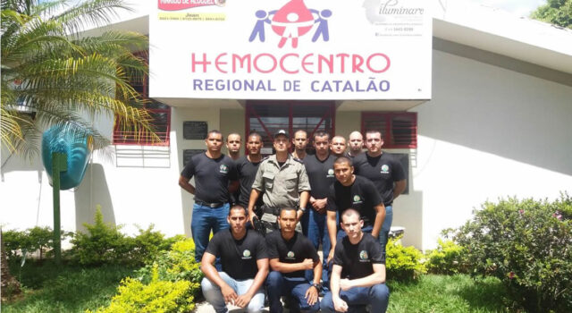 CURSO DE FORMAÇÃO DE PRAÇAS DO 9º CRPM PROMOVE DOAÇÃO DE SANGUE AO HEMOCENTRO