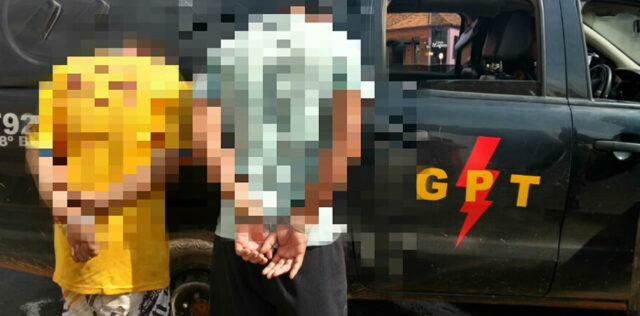 PM e PC DE CATALÃO PRENDEM DOIS SUSPEITOS DE LATROCÍNIO DO CAMINHONEIRO
