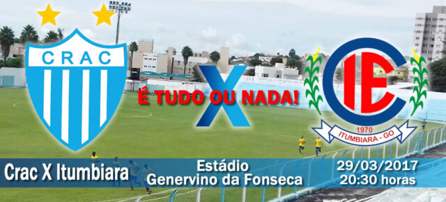 CRAC X ITUMBIARA: É TUDO OU NADA!