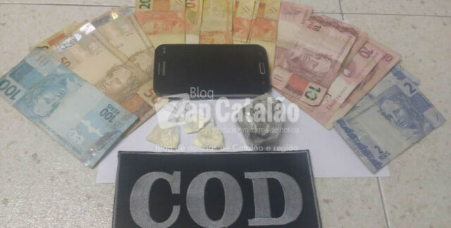 POLÍCIA MILITAR PRENDE JOVEM COM DROGAS EM TRÊS RANCHOS