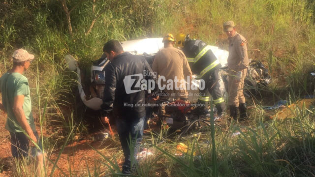 SAÍDA DE PISTA DEIXA UMA VÍTIMA FATAL NA GO 309, EM CALDAS NOVAS