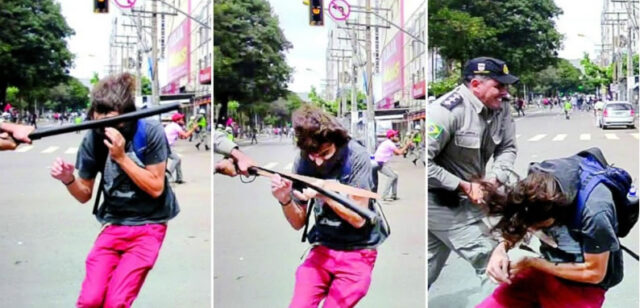Sedado e entubado, estudante agredido por PM em protesto passa por cirurgia de reparação facial