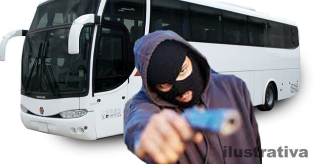 PRF REGISTRA ASSALTO A ÔNIBUS NA BR 050