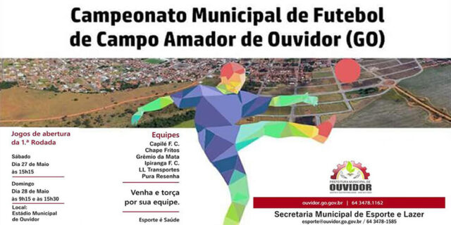 CAMPEONATO MUNICIPAL DE FUTEBOL AMADOR DE OUVIDOR (GO)