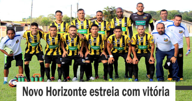 O NOVO HORIZONTE ESTREIA COM VITÓRIA NO CAMPEONATO GOIANO DIVISÃO DE ACESSO
