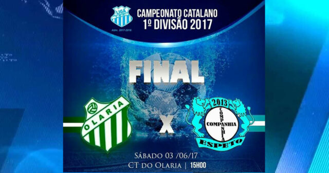 HOJE É A GRANDE FINAL DO CAMPEONATO CATALANO 1º DIVISÃO 2017