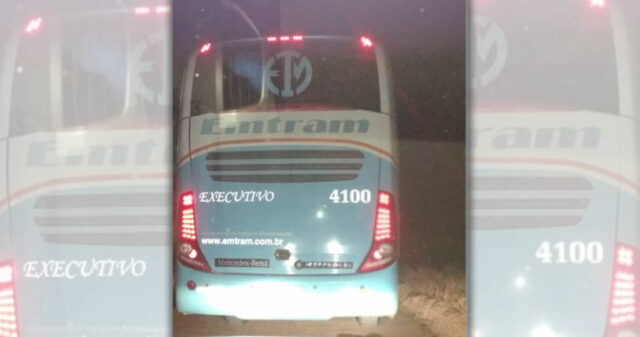 PRF REGISTRA MAIS UM ASSALTO A ÔNIBUS NA BR 050