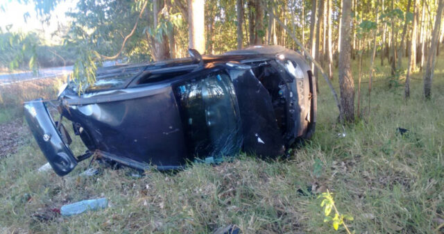 CAPOTAMENTO NA GO-330 ENTRE CATALÃO E OUVIDOR