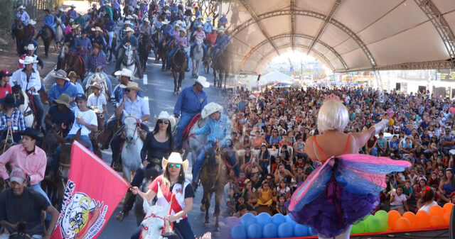 CAVALGADA E SHOW DA EXPO KIDS MARCAM O DOMINGO DA EXPO CATALÃO