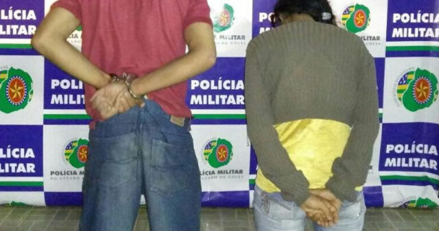 PM DE CATALÃO PRENDE CASAL SUSPEITO DE VÁRIAS MODALIDADES DE ROUBOS E RECUPERA VEÍCULO ROUBADO