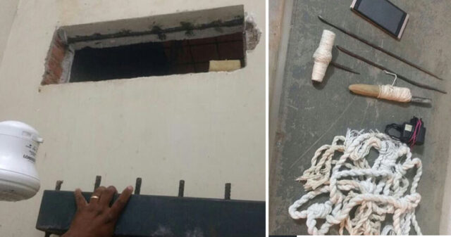 PRESO TENTA FUGIR SERRANDO GRADE DE CELA NO PRESÍDIO DE CATALÃO