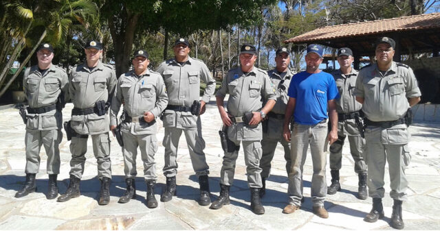 EQUIPE DA PATRULHA RURAL DE CATALÃO REALIZA TRINAMENTO DE POLICIAS EM CORUMBÁ DE GOIÁS