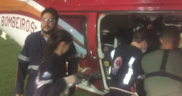 Criança de 3 anos fica com pedaço de madeira atravessado no pescoço durante brincadeira, em Catalão