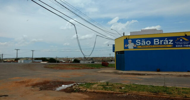 Flagrante de rompimento de cabo