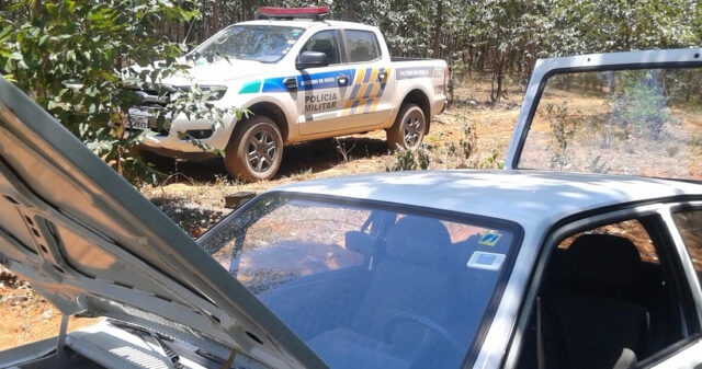 Mais um veículo furtado é localizado na Zona Rural