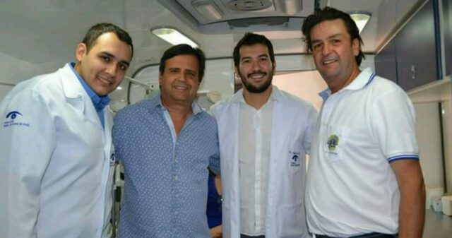 Fundação banco de olhos de Goiás, esteve neste sábado na cidade de Ouvidor