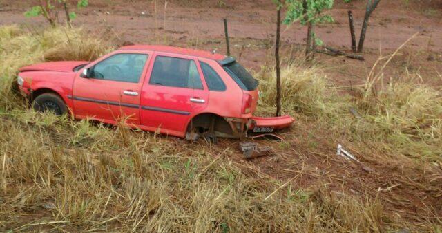 Saída de pista na GO-330, em Catalão.