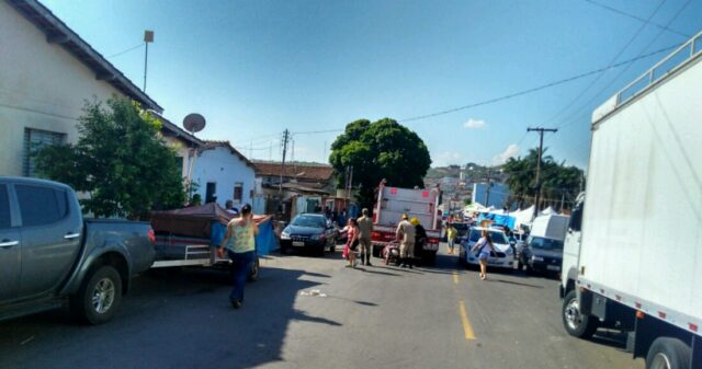 Princípio de incêndio em residência