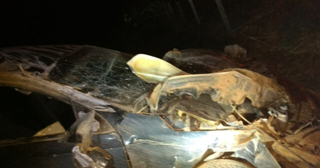PRF registra capotamento na BR-050 em Campo Alegre