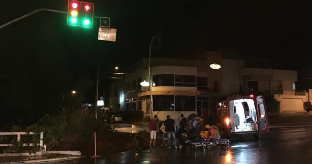 Flagrante de acidente de Trânsito, na Avenida Ricardo Paranhos