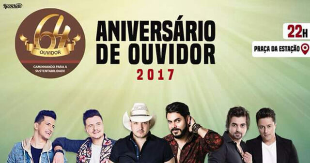 Prefeitura de Ouvidor divulga programação do aniversário da cidade