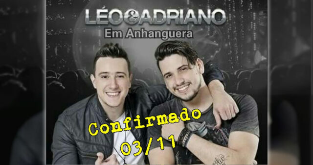Léo e Adriano é a Segunda atração confirmada na Festa do Peão em Anhanguera