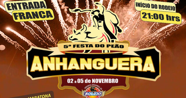 Festa em comemoração dos 64 anos de emancipação política de Anhanguera.