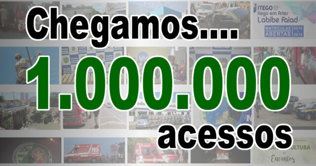 Blog Zap Catalão Notícias: Chegamos a 1.000.000 de acessos!!!