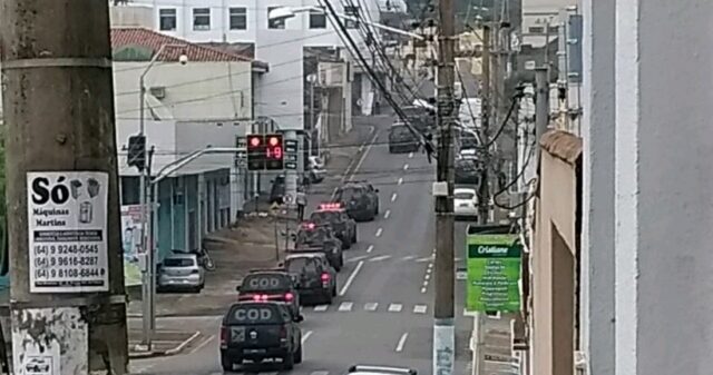 Comando de Operações de Divisa (COD) na cidade de Catalão