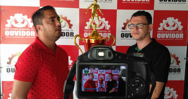 Secretário de Esportes de Ouvidor, Marcelo Galdino, concede entrevista ao blog