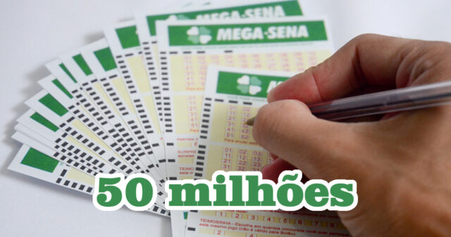 Mega-Sena acumula e próximo sorteio deve pagar R$ 50 milhões