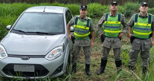 Polícia Militar recupera veículo furtado na GO 330 entre Catalão e Ipameri