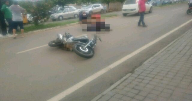 Flagrante de acidente de trânsito na Avenida José Marcelino