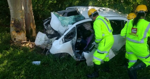 Saída de pista deixa uma vítima fatal na BR 050 próximo da divisa de Catalão/Cumari