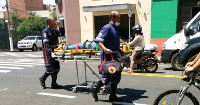 Acidente de trânsito na Avenida 20 de Agosto